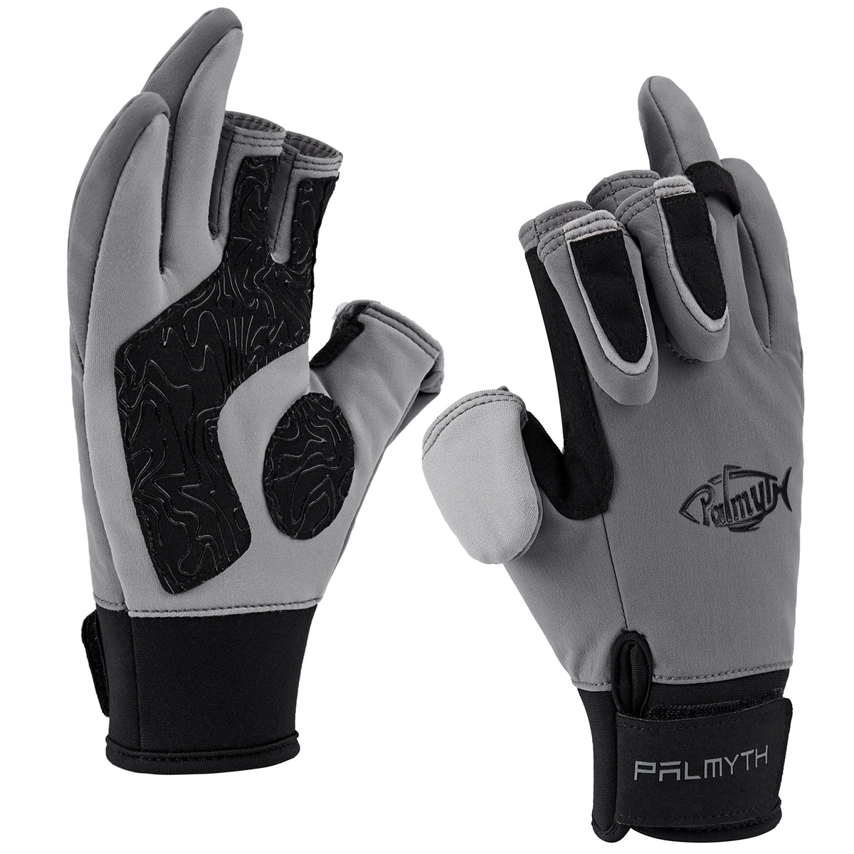 Palmyth Cold Weather Gloves Magnet Convert 3 Cut Fingers for Men/Women –  Palmyth Fishing