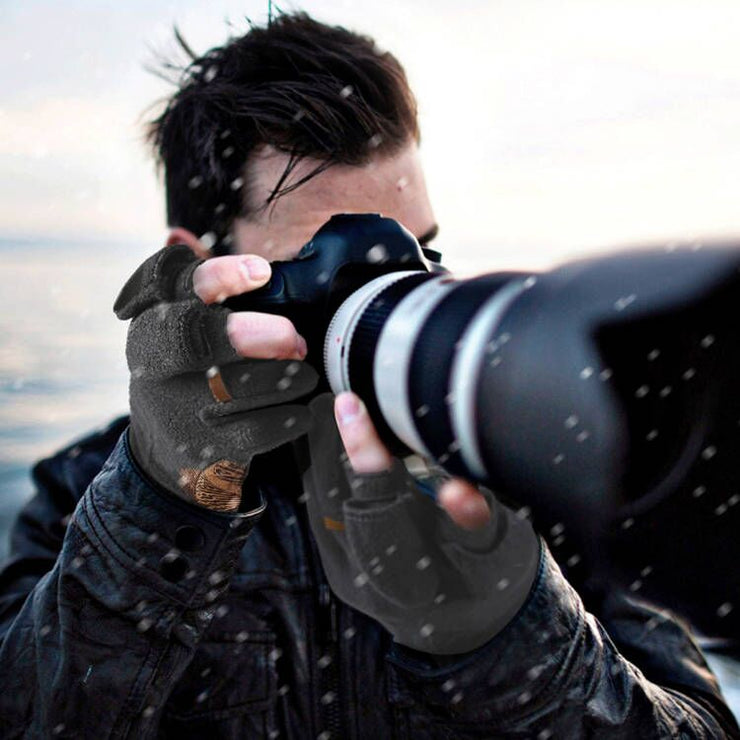 Palmyth Cold Weather Fleece Fishing Gloves 3 Cut Fingers Convert Magnet – Palmyth  Fishing
