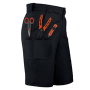 palmyth fishing shorts 10.5" inseam bottoms quick dry fishing shorts-black shorts