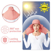 Safari Hats with Mosquito Net Hats-Coral